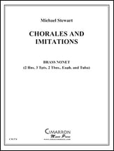 CHORALES AND IMITATIONS BRASS ENSEMBLE P.O.D. cover